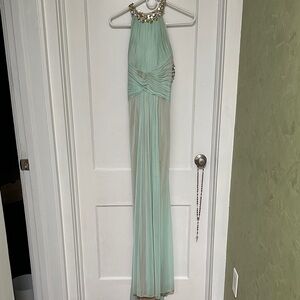 Terani Couture Mint Green Prom Dress